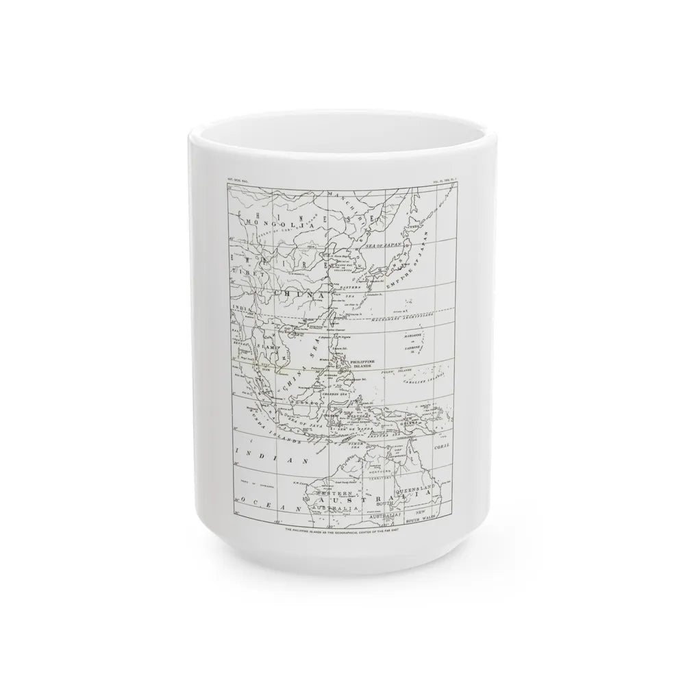 Philippines, The (1900) (Map) White Coffee Mug-15oz-Go Mug Yourself