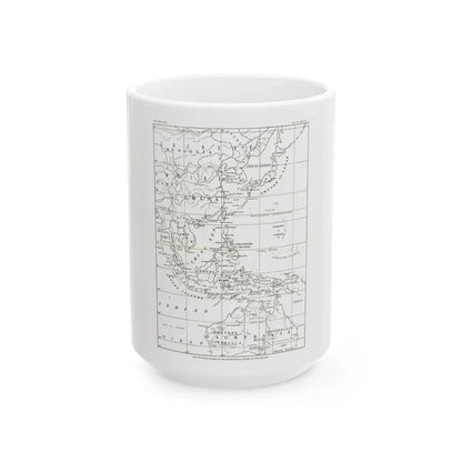 Philippines, The (1900) (Map) White Coffee Mug 15oz - Go Mug Yourself