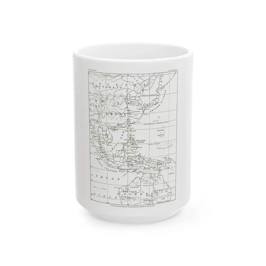Philippines, The (1900) (Map) White Coffee Mug 15oz - Go Mug Yourself