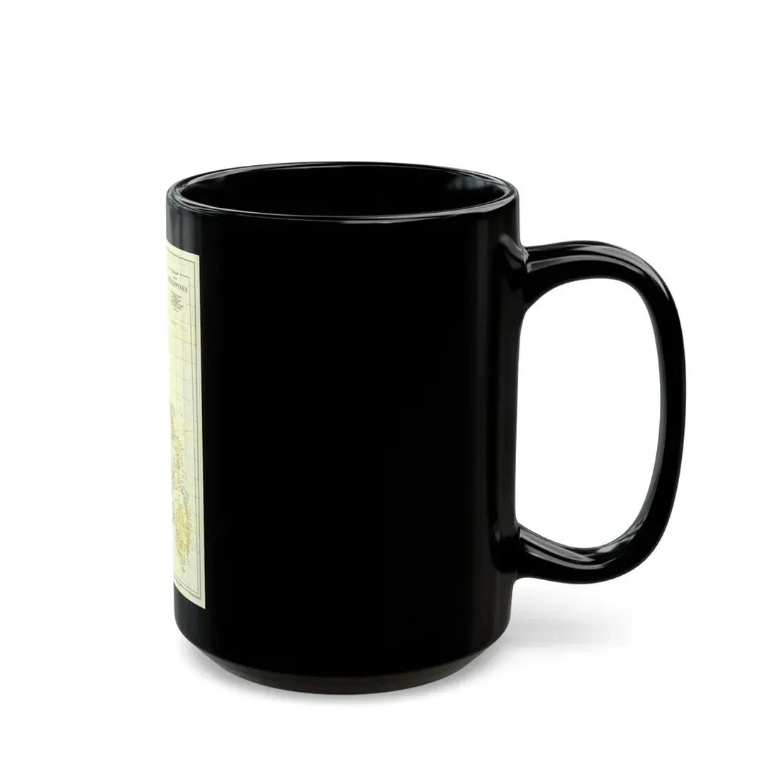 Philippines, The (1905) (Map) Black Coffee Mug - Go Mug Yourself