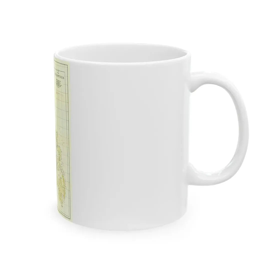 Philippines, The (1905) (Map) White Coffee Mug - Go Mug Yourself