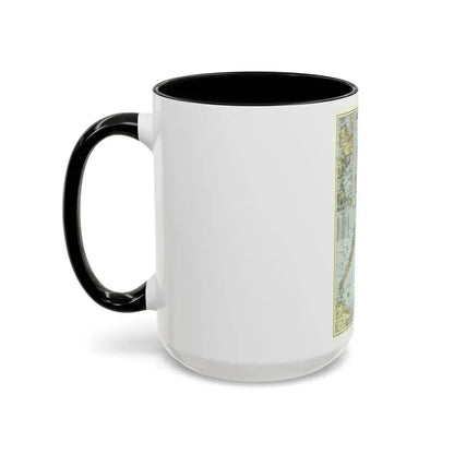 Philippines, The (1945) (Map) Accent Coffee Mug - Go Mug Yourself