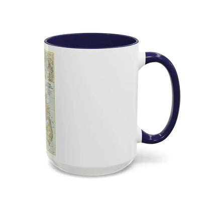 Philippines, The (1945) (Map) Accent Coffee Mug - Go Mug Yourself