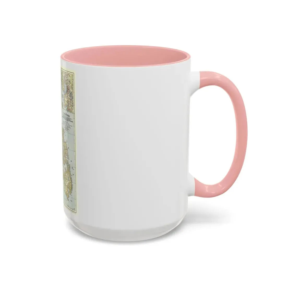 Philippines, The (1945) (Map) Accent Coffee Mug - Go Mug Yourself