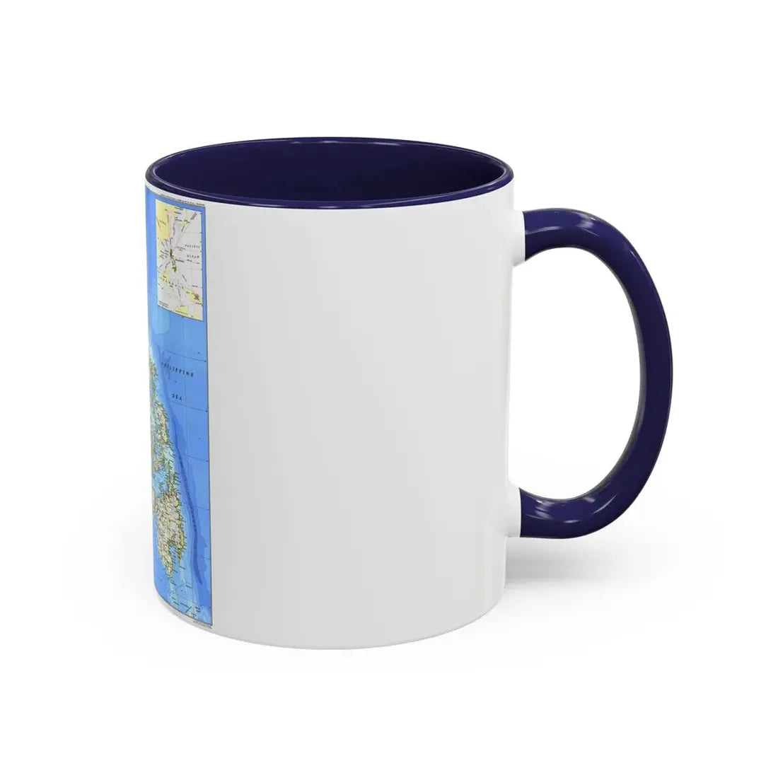 Philippines, The (1986) (Map) Accent Coffee Mug - Go Mug Yourself