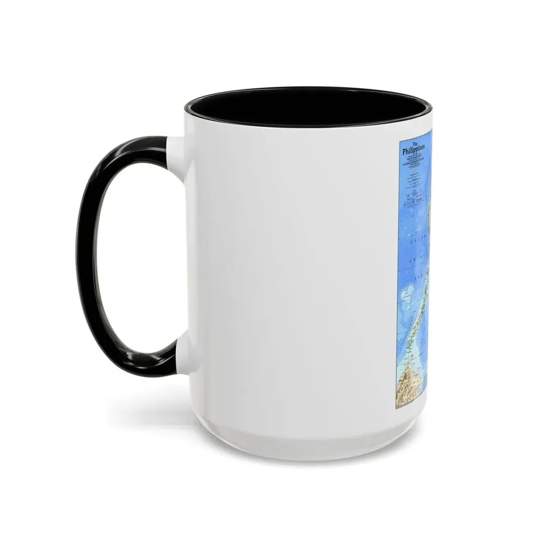 Philippines, The (1986) (Map) Accent Coffee Mug - Go Mug Yourself