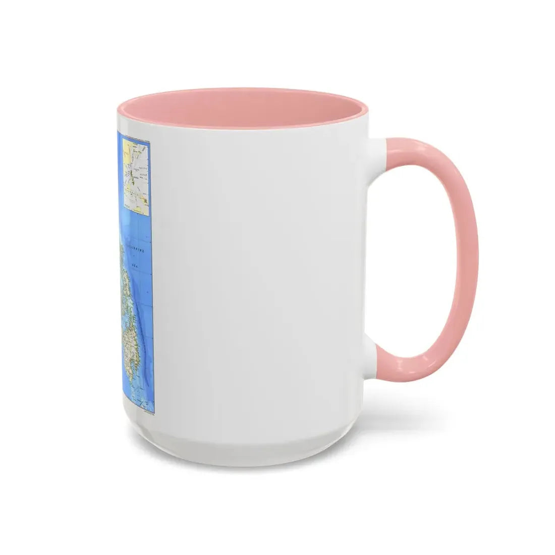 Philippines, The (1986) (Map) Accent Coffee Mug - Go Mug Yourself