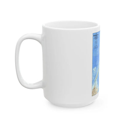 Philippines, The (1986) (Map) White Coffee Mug-Go Mug Yourself