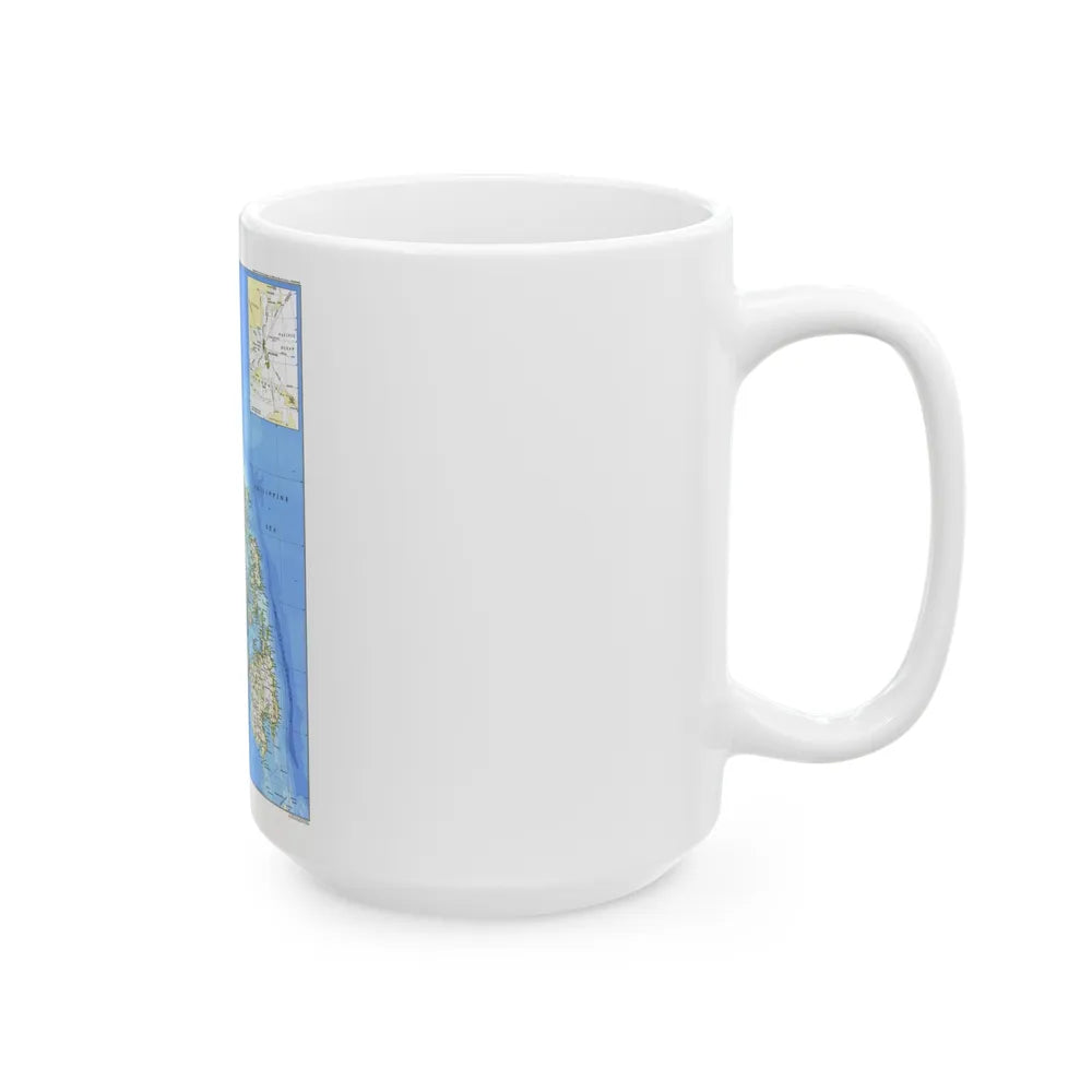 Philippines, The (1986) (Map) White Coffee Mug-Go Mug Yourself