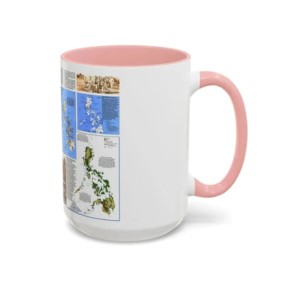 Philippines - The History of the (1986) (Map) Accent Coffee Mug - Go Mug Yourself