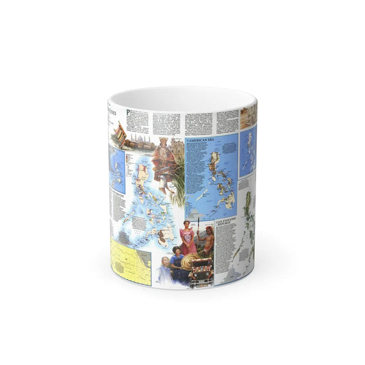 Philippines - The History of the (1986) (Map) Color Changing Mug 11oz-Go Mug Yourself