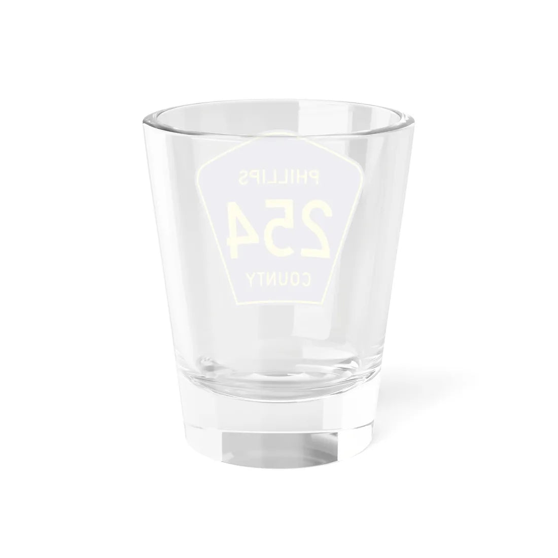 Phillips County Route 254 AR (Arkansas) (Road Sign) Shot Glass 1.5oz - Go Mug Yourself