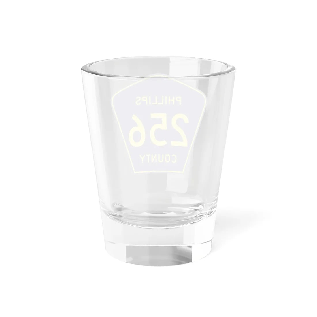 Phillips County Route 256 AR (Arkansas) (Road Sign) Shot Glass 1.5oz - Go Mug Yourself