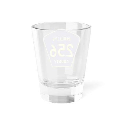Phillips County Route 256 AR (Arkansas) (Road Sign) Shot Glass 1.5oz - Go Mug Yourself
