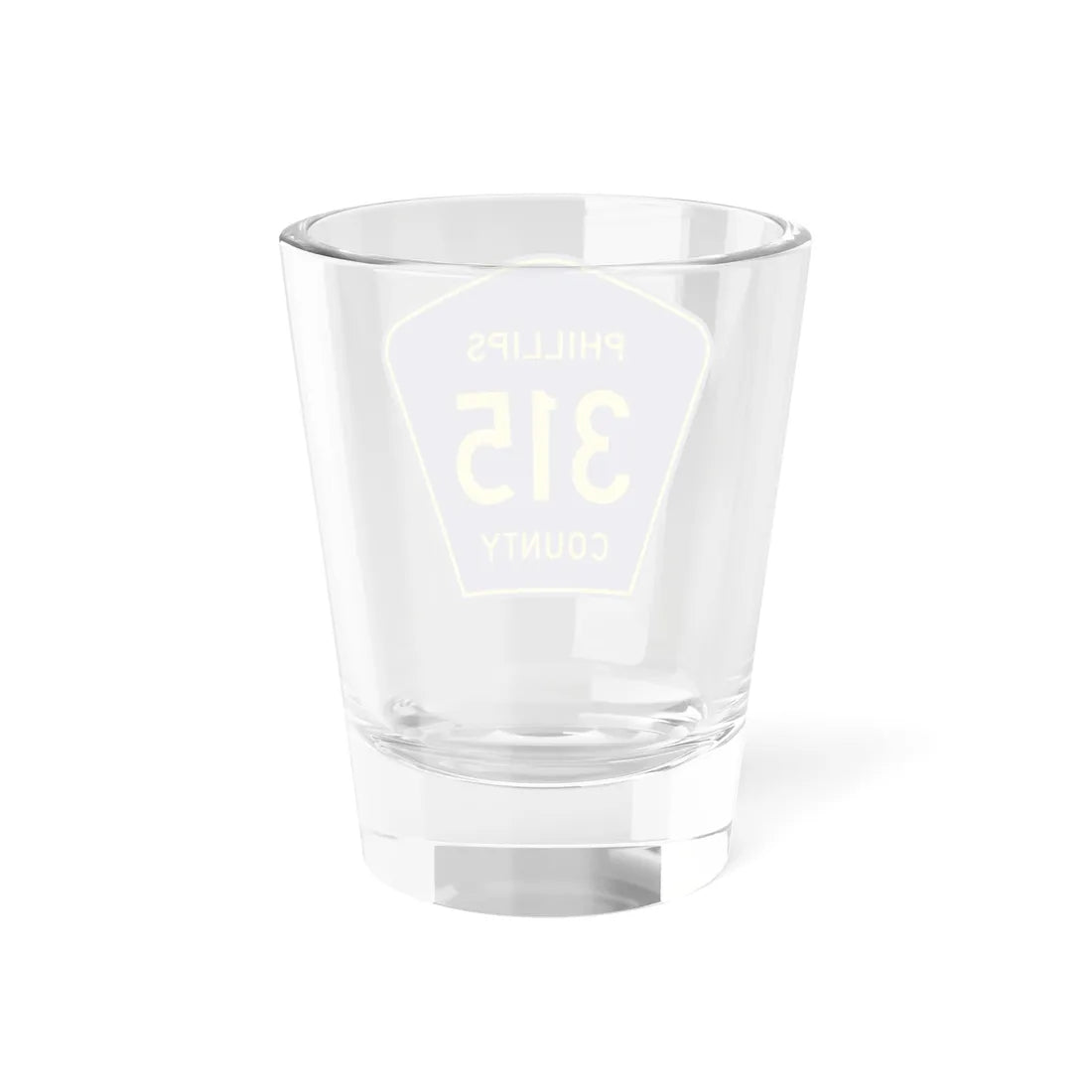 Phillips County Route 315 AR (Arkansas) (Road Sign) Shot Glass 1.5oz - Go Mug Yourself