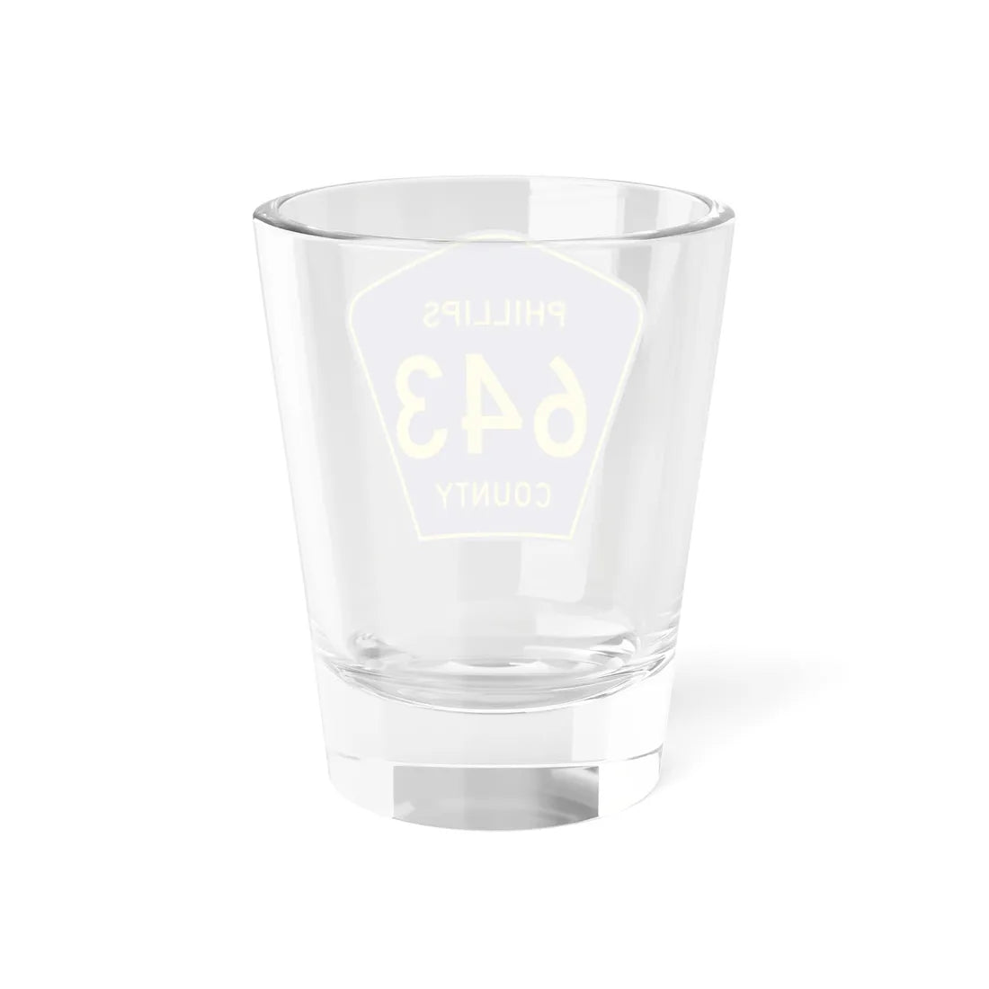 Phillips County Route 643 AR (Arkansas) (Road Sign) Shot Glass 1.5oz - Go Mug Yourself