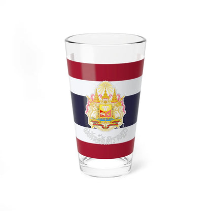 Phithaksantirat flag of the Royal Thai Police (Thailand) Pint Glass 16oz 16oz - Go Mug Yourself