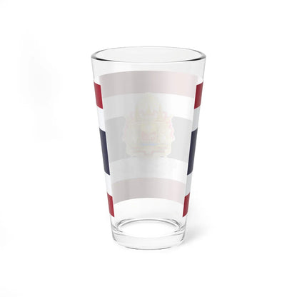 Phithaksantirat flag of the Royal Thai Police (Thailand) Pint Glass 16oz - Go Mug Yourself