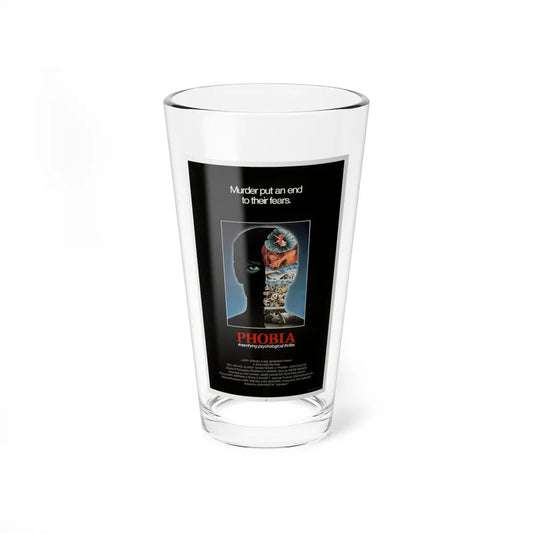 PHOBIA 1980 Movie Poster - Pint Glass 16oz-16oz-Go Mug Yourself