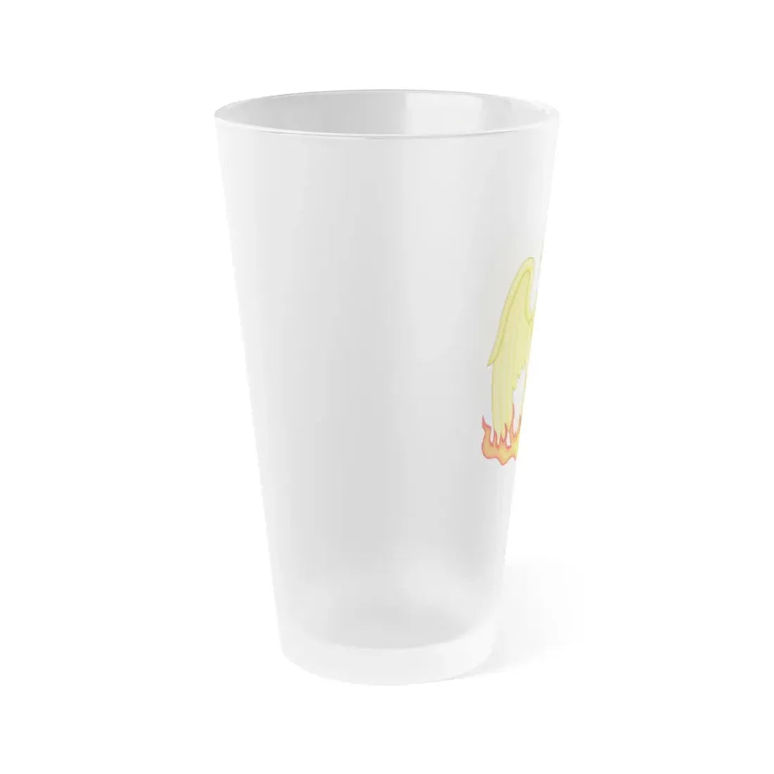 Phoenix Badge of Elizabeth I - Frosted Pint Glass 16oz - Go Mug Yourself