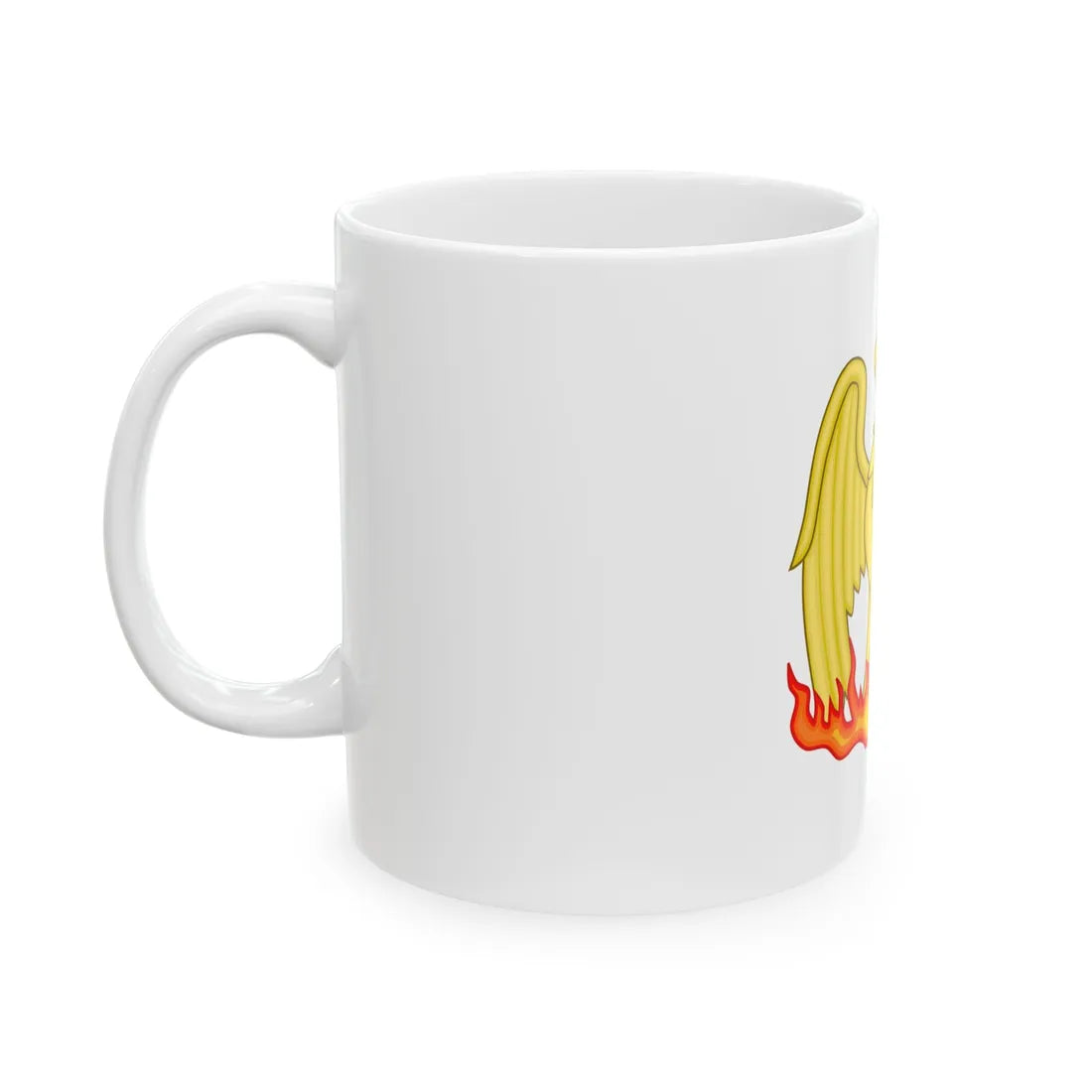Phoenix Badge of Elizabeth I - White Coffee Mug - Go Mug Yourself