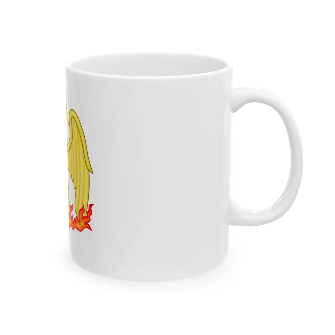 Phoenix Badge of Elizabeth I - White Coffee Mug - Go Mug Yourself