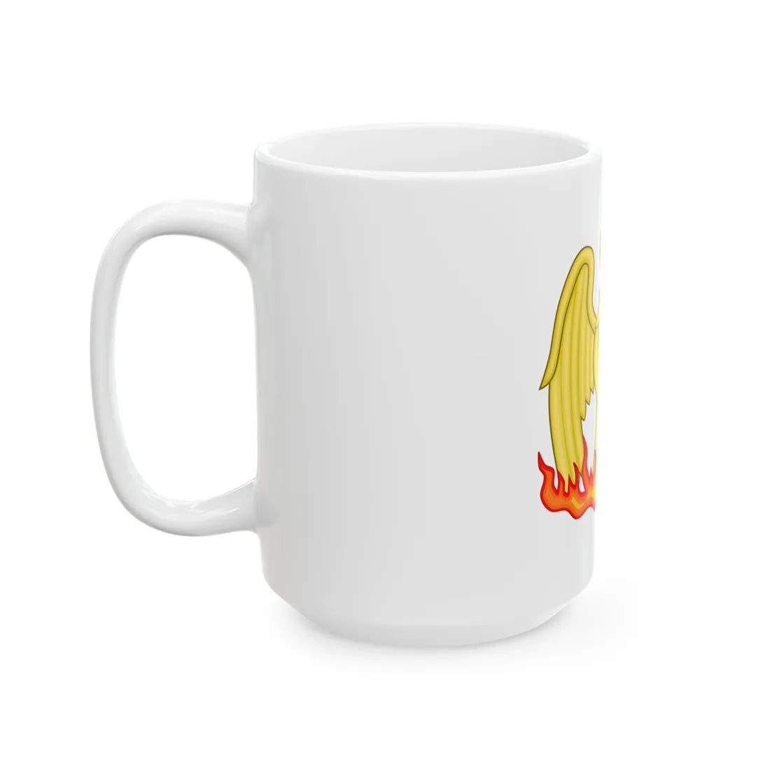 Phoenix Badge of Elizabeth I - White Coffee Mug - Go Mug Yourself
