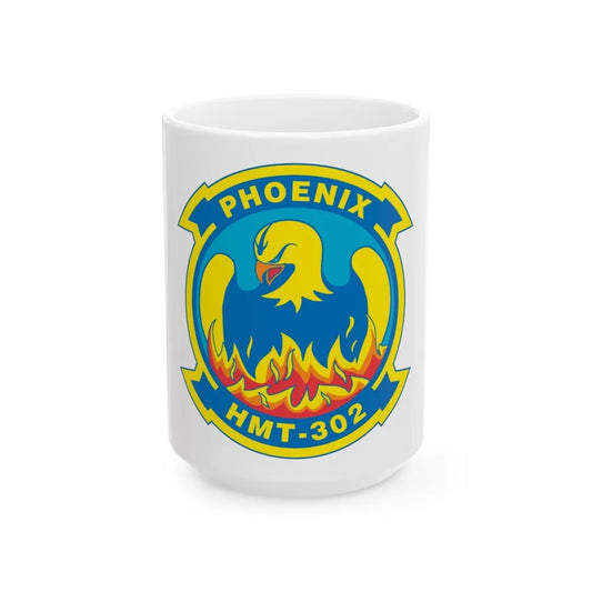 Phoenix HMT 302 (USMC) White Coffee Mug-15oz-Go Mug Yourself