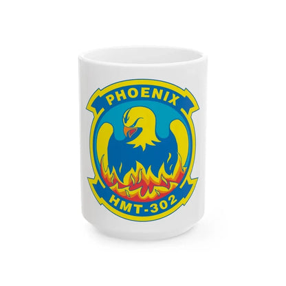 Phoenix HMT 302 (USMC) White Coffee Mug 15oz - Go Mug Yourself