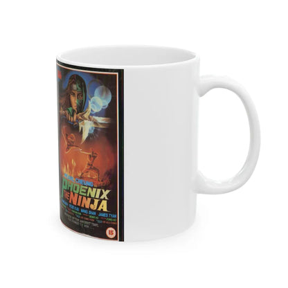 PHOENIX THE NINJA (VHS COVER) - White Coffee Mug-Go Mug Yourself