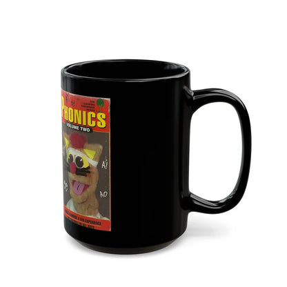 PHONICS VOLUME TWO (VHS COVER) - Black Coffee Mug-Go Mug Yourself