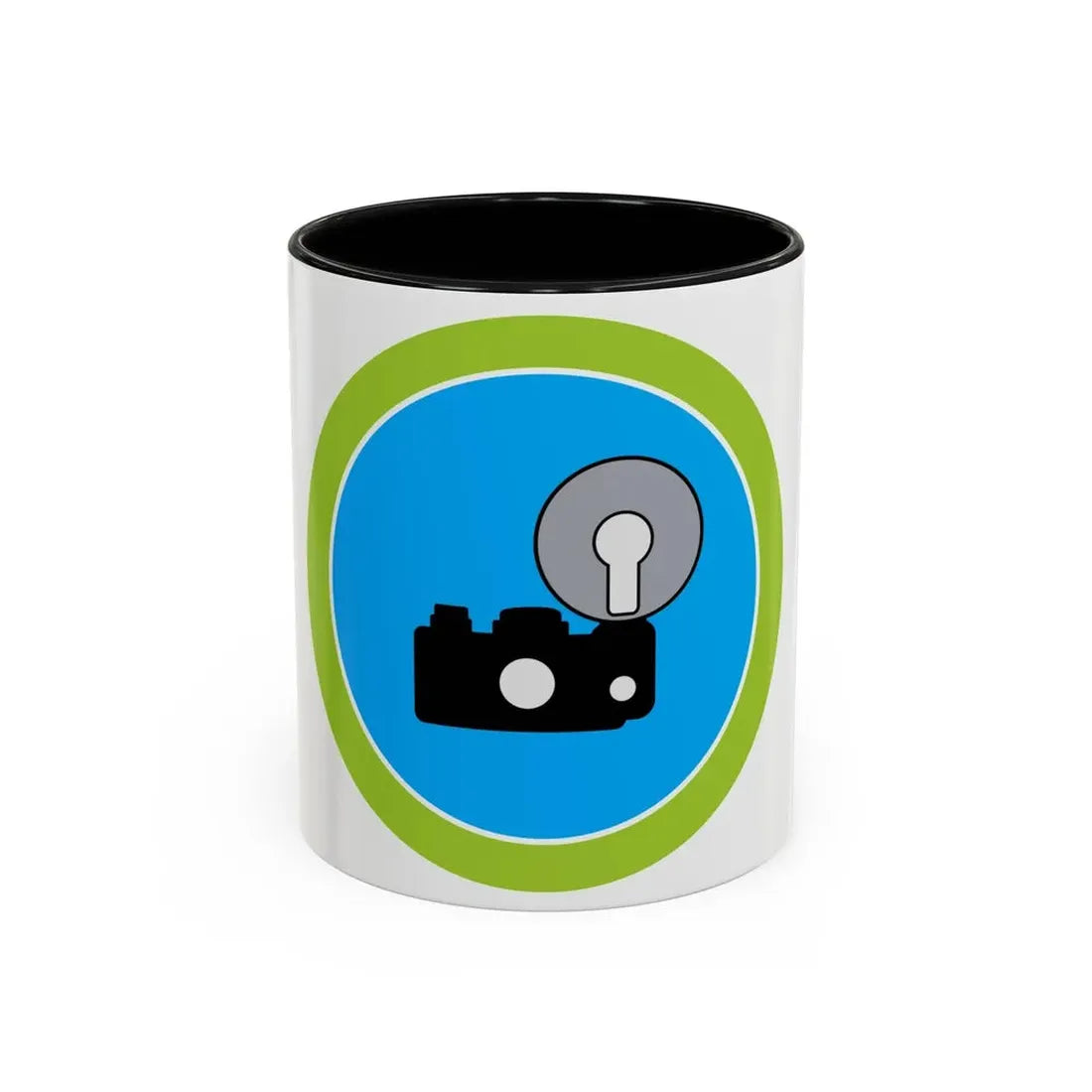 Photography (Boy Scout Merit Badge) Accent Coffee Mug 11oz Black - Go Mug Yourself