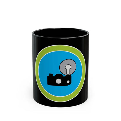 Photography (Boy Scout Merit Badge) Black Coffee Mug-11oz-Go Mug Yourself