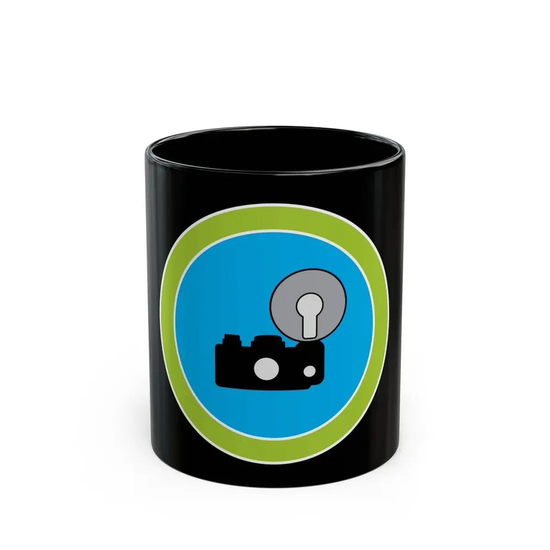 Photography (Boy Scout Merit Badge) Black Coffee Mug 11oz - Go Mug Yourself