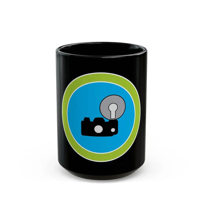 Photography (Boy Scout Merit Badge) Black Coffee Mug 15oz - Go Mug Yourself