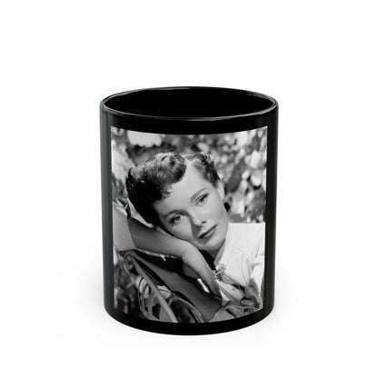 Phyllis Kirk #21 (Vintage Female Icon) Black Coffee Mug-11oz-Go Mug Yourself