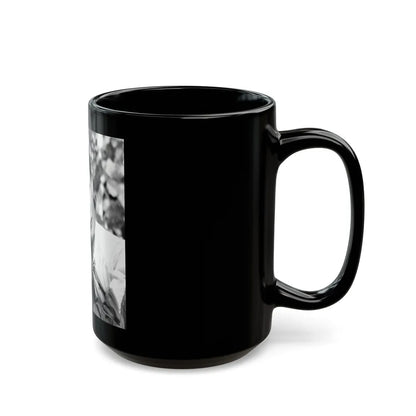 Phyllis Kirk #21 (Vintage Female Icon) Black Coffee Mug-Go Mug Yourself