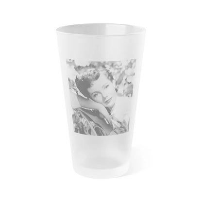 Phyllis Kirk #21 (Vintage Female Icon) Frosted Pint Glass 16oz-16oz-Frosted-Go Mug Yourself