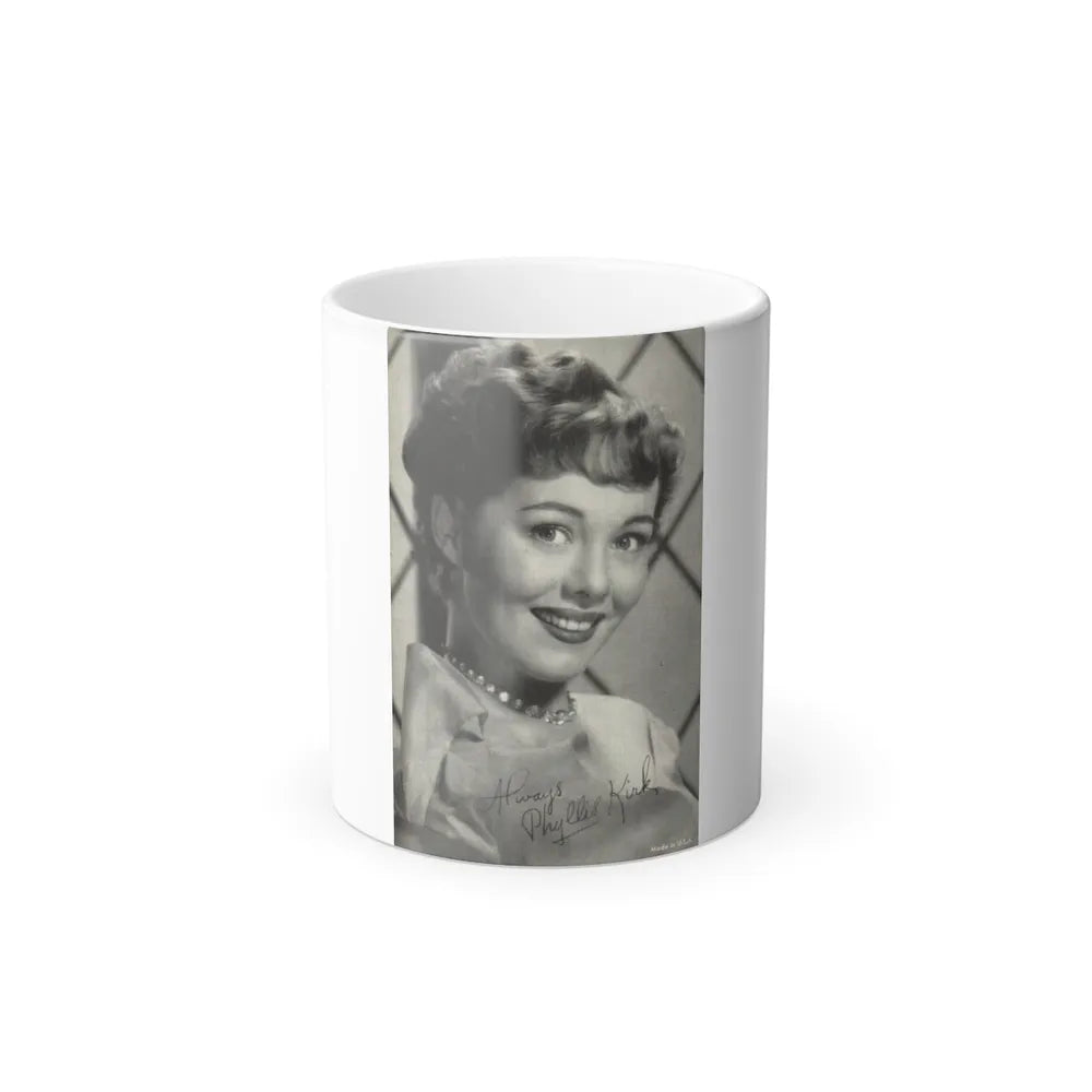 Phyllis Kirk #27 (Vintage Female Icons) Color Changing Mug 11oz-11oz-Go Mug Yourself