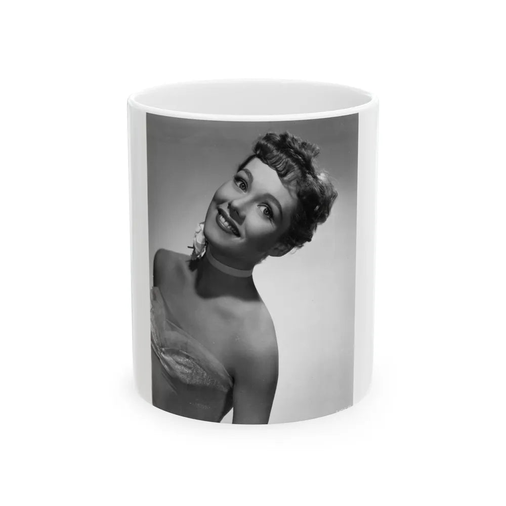 Phyllis Kirk #28 (Vintage Female Icon) White Coffee Mug-11oz-Go Mug Yourself