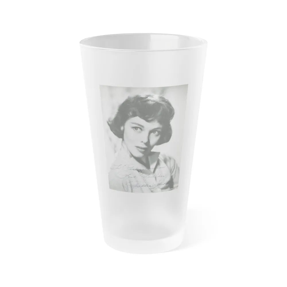 Phyllis Kirk #39 (Vintage Female Icon) Frosted Pint Glass 16oz-16oz-Frosted-Go Mug Yourself