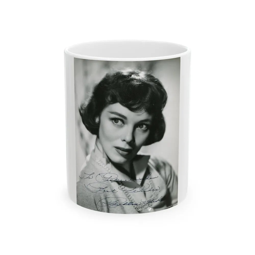 Phyllis Kirk #39 (Vintage Female Icon) White Coffee Mug-11oz-Go Mug Yourself