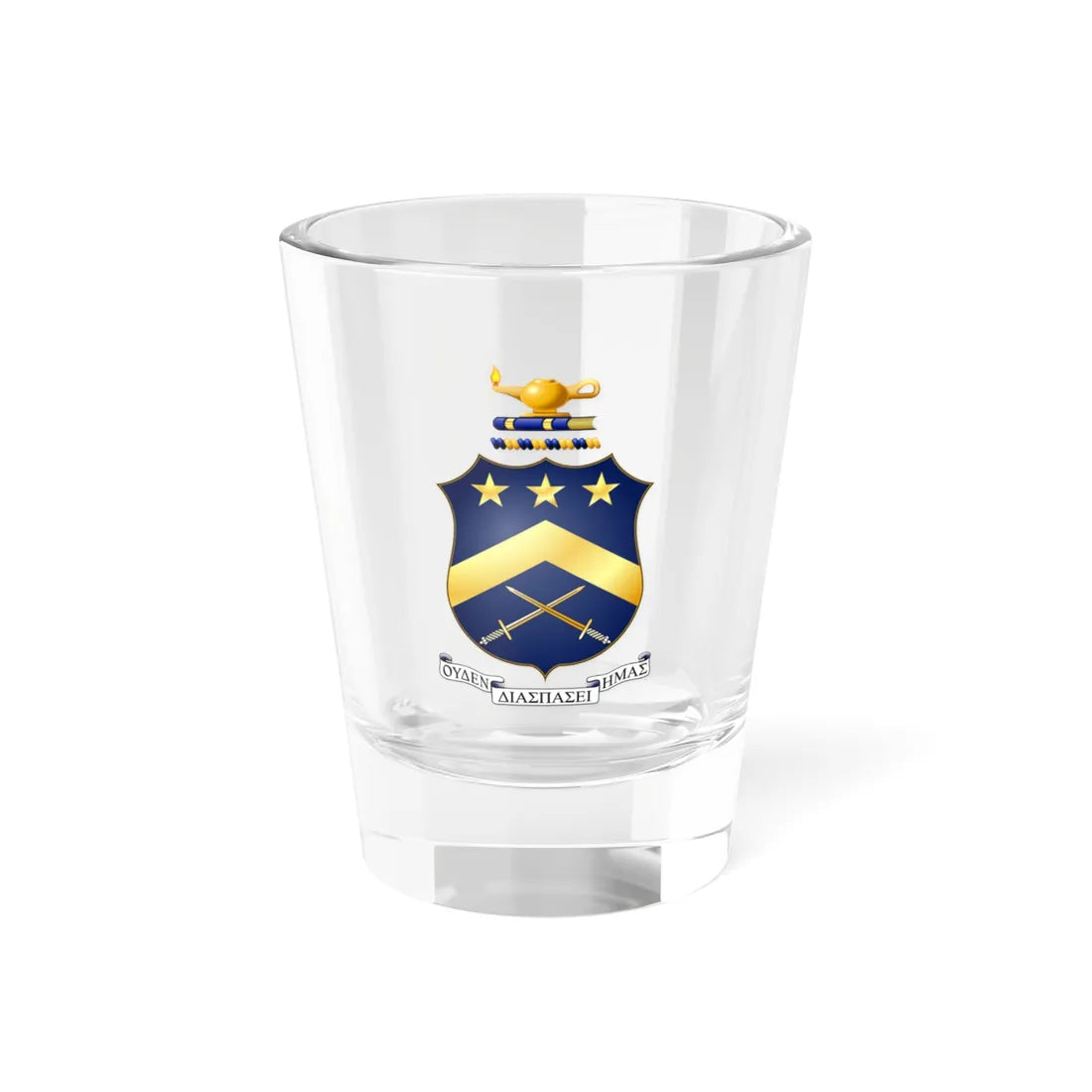 Pi Kappa Phi coat of arms (United States) (Coat of Arms) Shot Glass 1.5oz 1.5oz - Go Mug Yourself