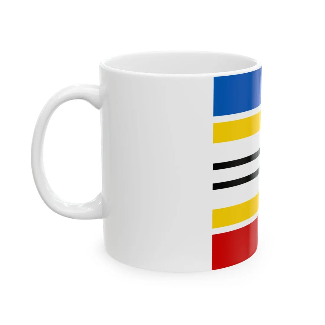 Piatykhatky flag (Ukraine) White Coffee Mug - Go Mug Yourself