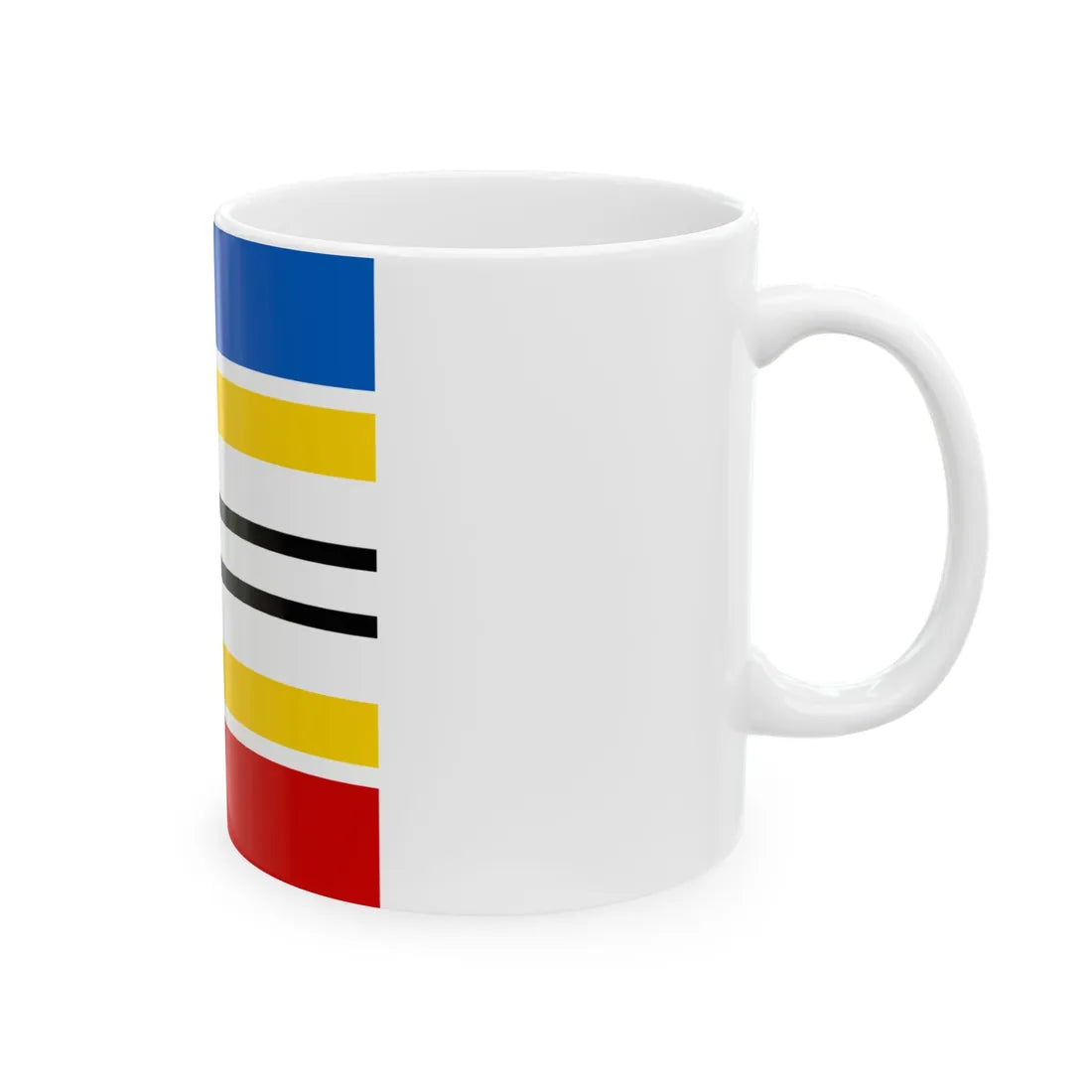 Piatykhatky flag (Ukraine) White Coffee Mug - Go Mug Yourself
