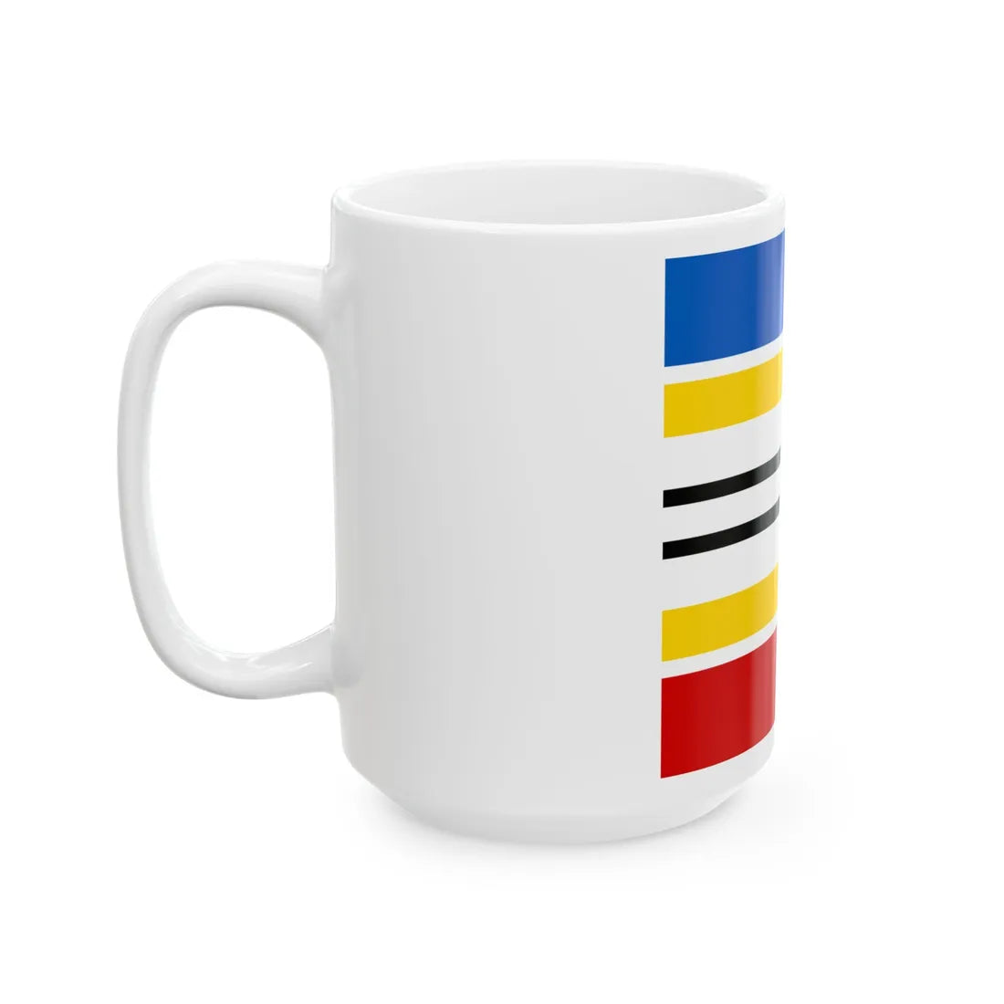 Piatykhatky flag (Ukraine) White Coffee Mug - Go Mug Yourself
