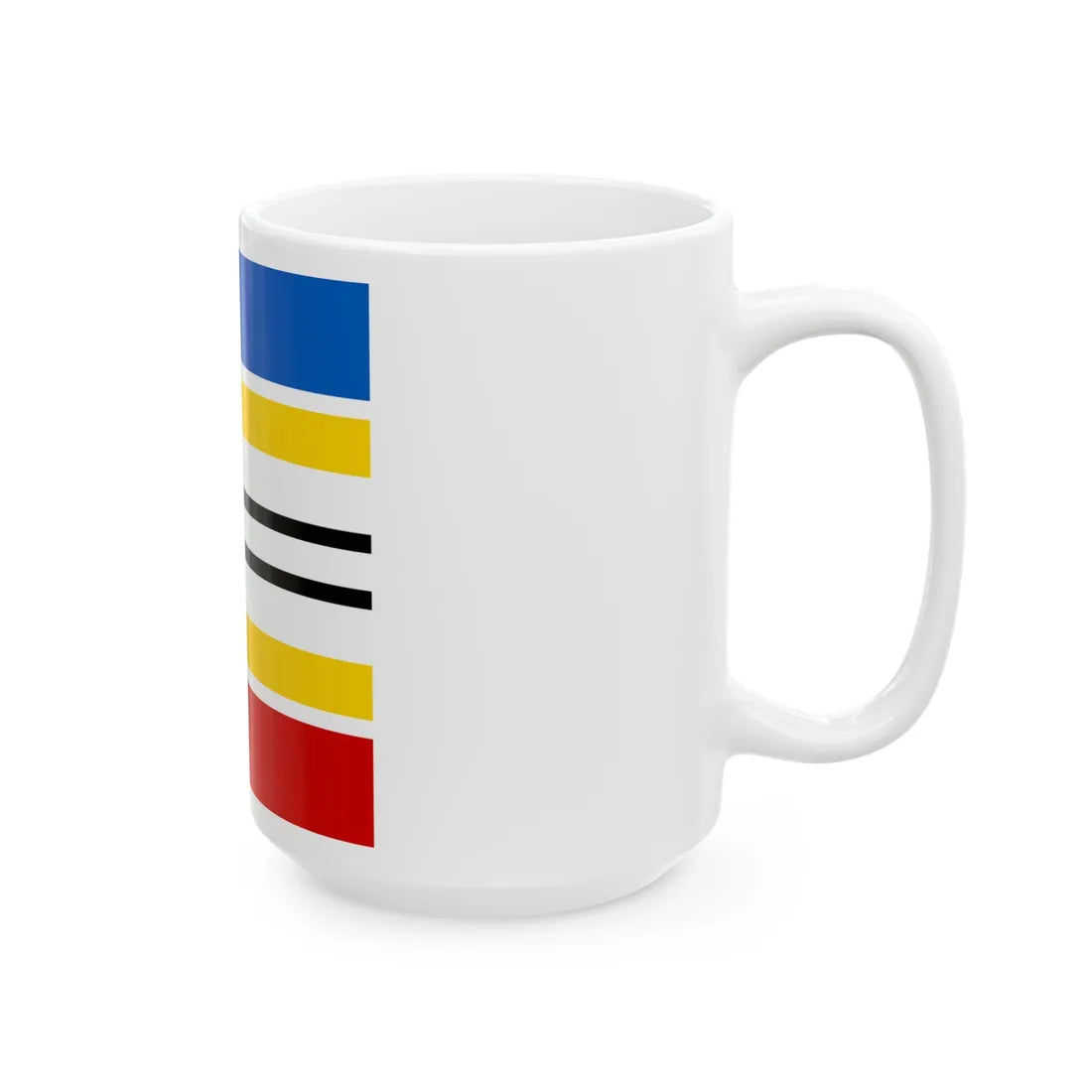 Piatykhatky flag (Ukraine) White Coffee Mug - Go Mug Yourself