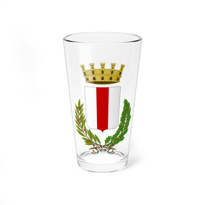 Piazza Armerina-Stemma (Italy) (Coat of Arms) Pint Glass 16oz 16oz - Go Mug Yourself