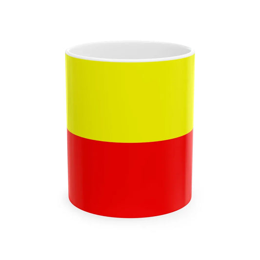 Pichincha Flag (Ecuador) White Coffee Mug 11oz - Go Mug Yourself