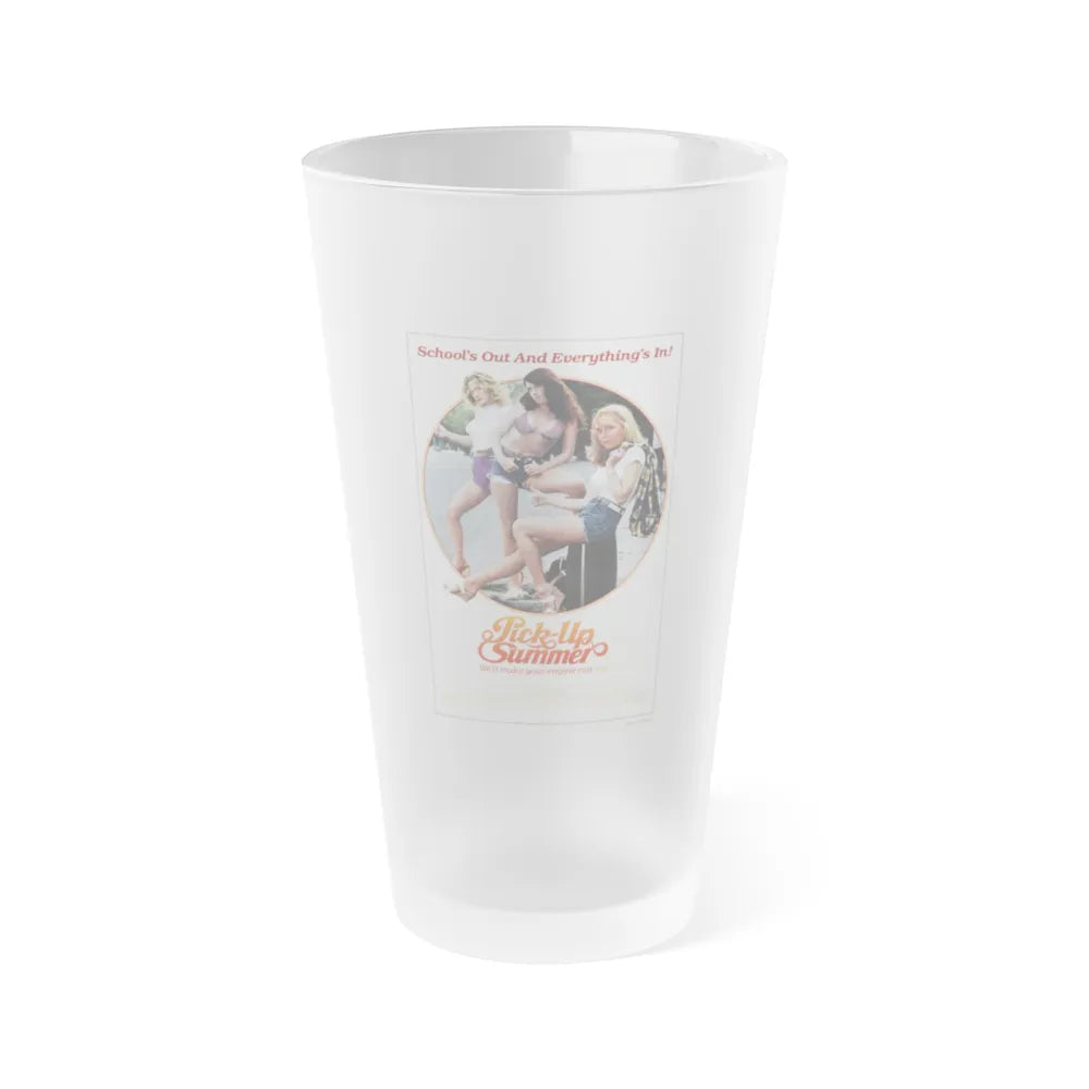 PICK UP SUMMER 1980 Movie Poster - Frosted Pint Glass 16oz-16oz-Frosted-Go Mug Yourself